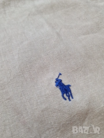 Страхотна мъжка ленена риза POLO RALPH LAUREN размер 3XL ,100% лен , снимка 5 - Ризи - 54965432
