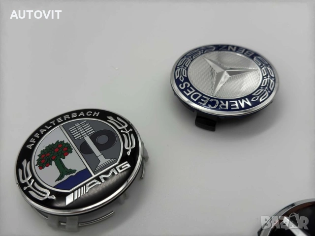 75мм Капачки за джанти Mercedes AMG Мерцедес, снимка 4 - Аксесоари и консумативи - 55005984