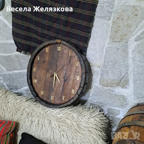 Часовник от автентична бъчва , снимка 3 - Други - 55349819
