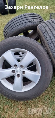 🛞 Оригинални 17" алуминиеви джанти Suzuki + летни гуми 225/65 R17 DOT 2023, снимка 2 - Гуми и джанти - 55323419