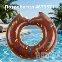 Надуваем плажeн пояс „Розова поничка“ – 90 см за летни забавления във вода, снимка 6 - Други игри - 55068619