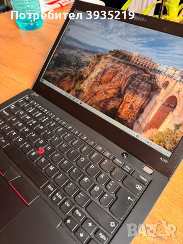 Lenovo ThinkPad A285 | Ryzen 5 Pro 2500U | 8GB RAM | 256GB NVMe SSD | 12.5" Full HD | Батерия 88% – , снимка 5 - Лаптопи за работа - 55358642
