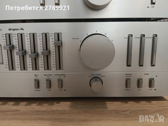 Усилвател JVC A X2, снимка 4 - Ресийвъри, усилватели, смесителни пултове - 54311061