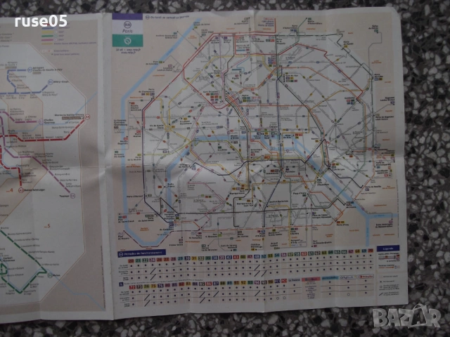 Карта "Paris - Poche", снимка 5 - Други - 54882900