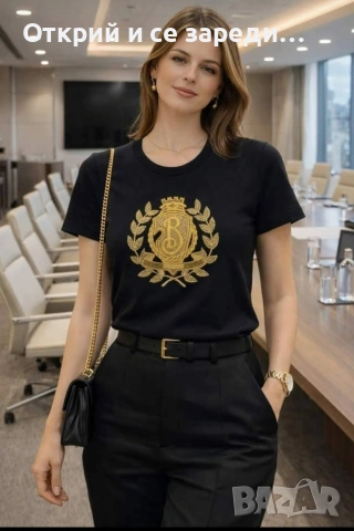 Дамски черни тениски, снимка 17 - Тениски - 55102405