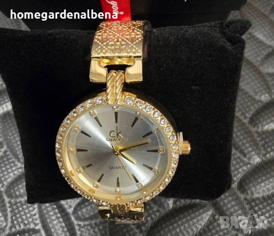 Дамски луксозни часовници с кристали — метална верижка — различни модели и цветове, снимка 4 - Дамски - 54233069