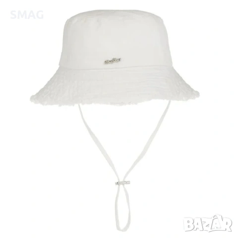 Дамска шапка bucket бяла с изтрити ръбове 27 см_1250639