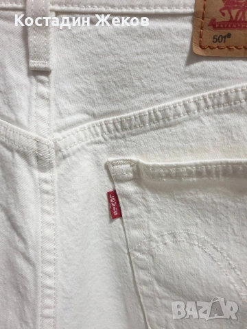  Нови със премахнат етикет. Дамски оригинални къси панталони Levi's 501® Original High Rise Shorts , снимка 7 - Къси панталони и бермуди - 54846437