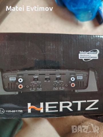 Усилвател Hertz - HE4 , снимка 3 - Ресийвъри, усилватели, смесителни пултове - 54467913
