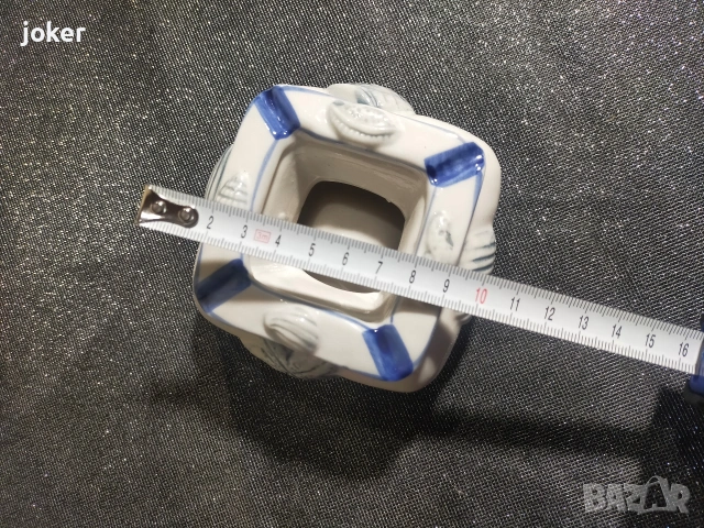 декоративен пепелник с шарки, снимка 5 - Други стоки за дома - 54102511