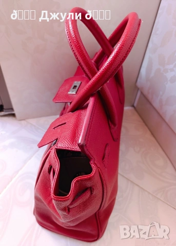 Дамска чанта Hermes Birkin Оригинал, снимка 14 - Чанти - 54292841