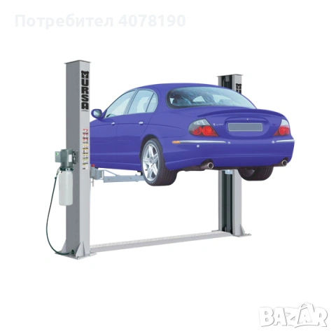 Подемник двуколонен 4t, с механично отключване и 2+2 степенни рамена