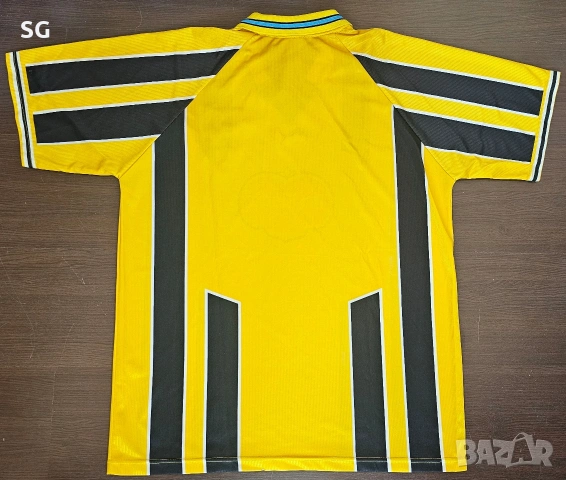 Рядка ретро тениска на SS Lazio от сезон 1998/9г., снимка 5 - Тениски - 55220204