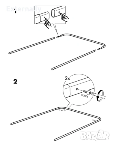 Метални стойки за дрехи, снимка 9 - Закачалки - 54299787