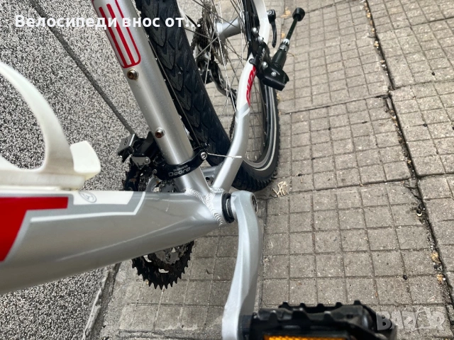 Алуминиев велосипед колело 26 цола 27 скорости много запазено внос от Австрия тел 0899440489, снимка 11 - Велосипеди - 53968760
