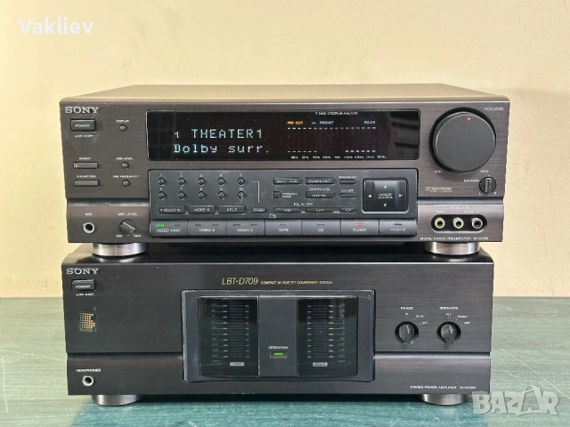 Sony TA-D709 – HI-FI Система от две части (Стъпало и Предусилвател), снимка 2 - Аудиосистеми - 54340513