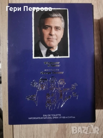 George Clooney Edt 100ml лимитирана благотворителна колекция, снимка 2 - Мъжки парфюми - 55070949