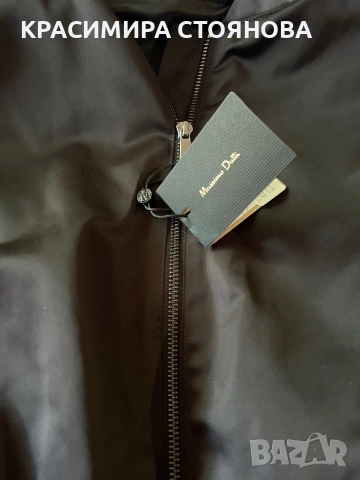 Massimo Dutti Бомбър сатен, снимка 6 - Якета - 54489023