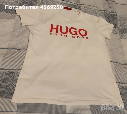Мъжка тениска Hugo Boss размер М, без забележки , снимка 3 - Тениски - 54397862