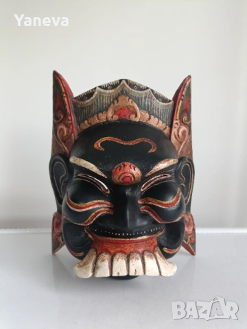 Маска от Индонезия , митично същество , което гони злите духове. , снимка 6 - Декорация за дома - 54059201