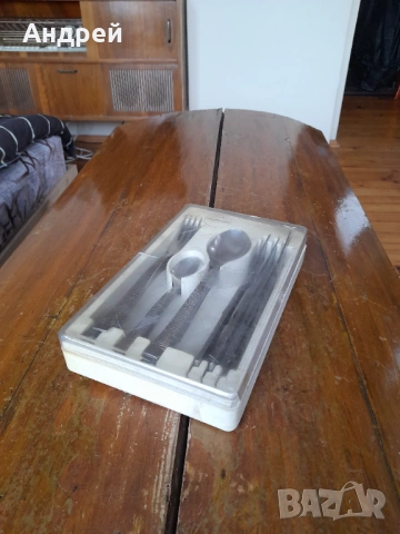 Стар Руски комплект прибори за хранене