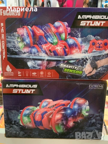 RC каскадьорска кола с 2 дистанционни / Spider Man, снимка 2 - Коли, камиони, мотори, писти - 54639991