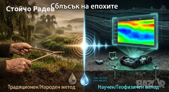 Търсене на вода Откриване на вода Геофизично Георадарно Проучване и РАДИЕСТЕЗИЯ