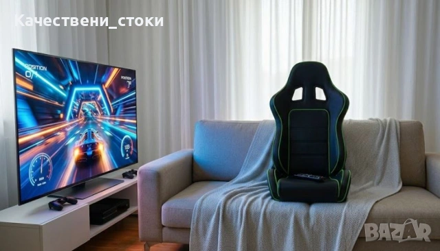Уникална цена! Геймърски стол - подов