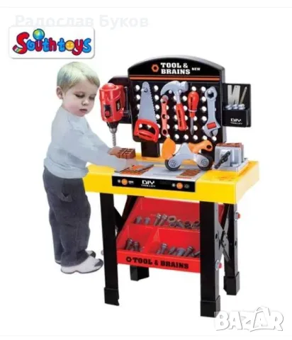 Детска работна маса The Little Master idealSTORE, снимка 3 - Конструктори - 55540915