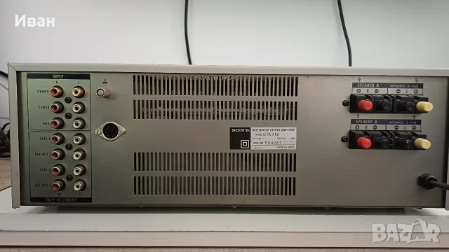Усилвател SONY TA-F60, снимка 5 - Ресийвъри, усилватели, смесителни пултове - 55420963