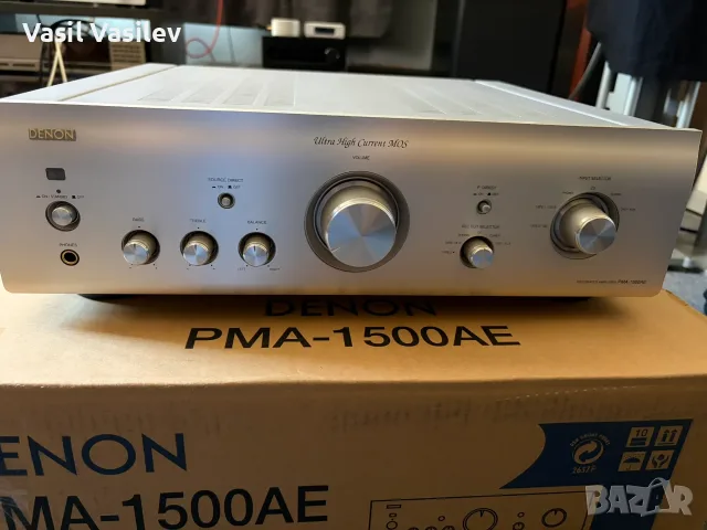 Усилвател Denon PMA-1500AE Made in Japan като нов, пълен комплект, снимка 4 - Ресийвъри, усилватели, смесителни пултове - 55699245