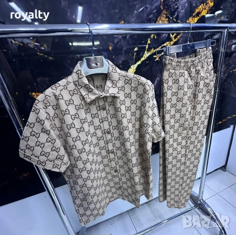 Gucci Нов Мъжки Комплект Гучи 