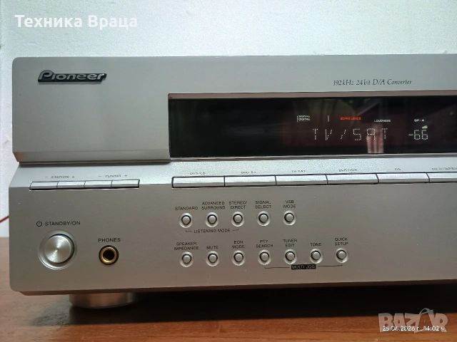 Pioneer VSX-415-S. Страхотен звук и мощ. Изпращам видео. , снимка 3 - Ресийвъри, усилватели, смесителни пултове - 55054597