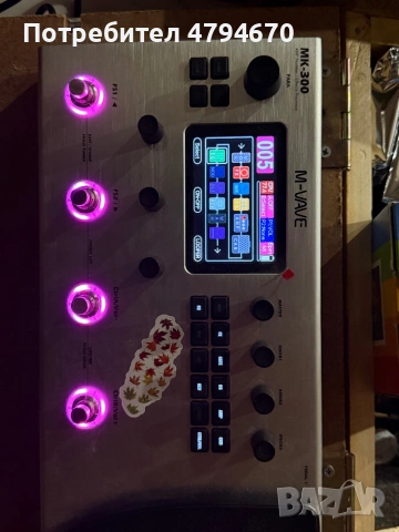 M-VAVE MK300 Китарен мулти-ефект процесор, снимка 4 - Други - 54963650