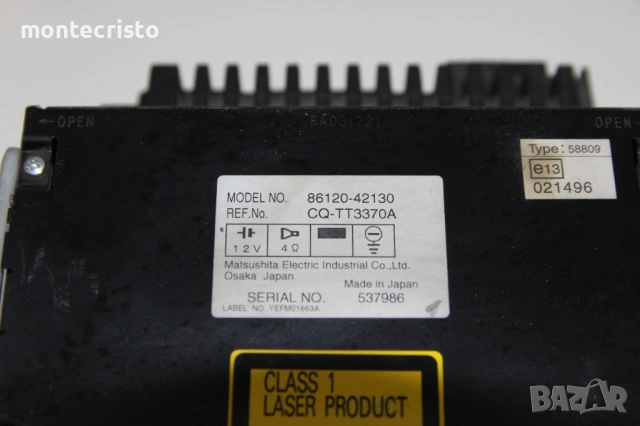 CD RADIO Toyota Rav-4 (2000-2005г.) 86120-42130 / 8612042130 Тойота Rav4, снимка 5 - Аксесоари и консумативи - 54953314