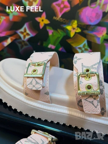 Louis Vuitton ⚜️Дамски Чехли 36-41 , снимка 18 - Чехли - 54335917