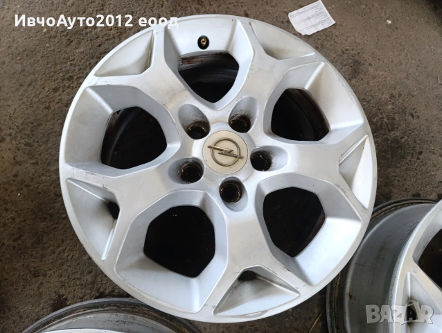 Джанти 16 алуминиеви opel , снимка 3 - Гуми и джанти - 55007610