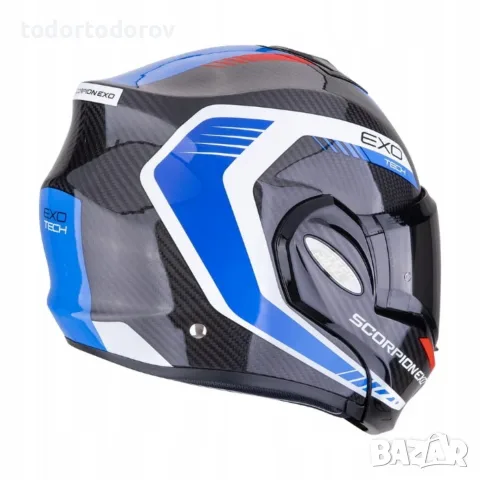 Отваряема мото каска SCORPION Exo-Tech Evo Carbon CosyM 57-58см 780.38 лв. / 399 €, снимка 3 - Аксесоари и консумативи - 55344468