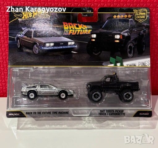 🔥 Hot Wheels Premium Back To The Future Time Machine | Запечатан Колекционерски Комплект, снимка 4 - Колекции - 54729065