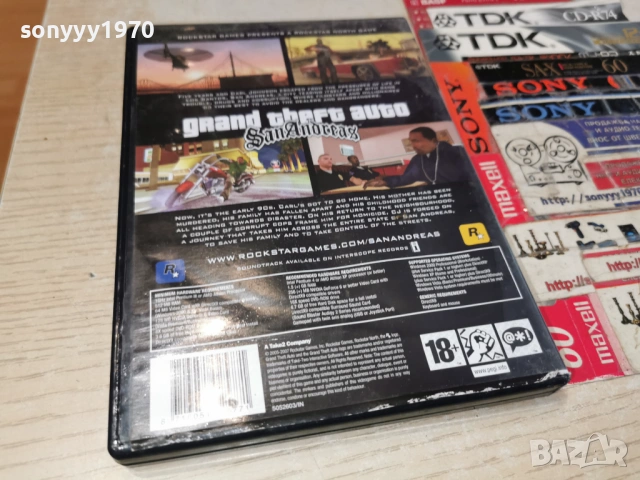 GTA SAN ANDREAS PC GAME 0405261946H1E3R, снимка 4 - Игри за PC - 54414438