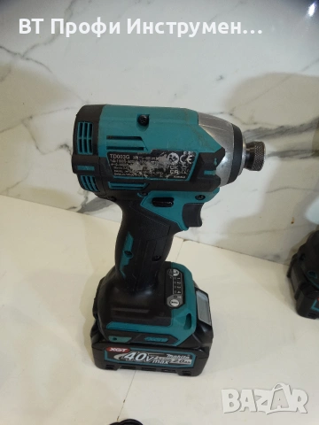 Комплект Makita 40 V XGT - Винтоверт + импакт драйвер, снимка 4 - Други инструменти - 55215114