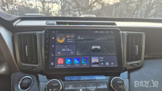 9" Навигация Android 15 за Toyota Rav4 (2013-2018), снимка 5 - Навигация за кола - 55472826