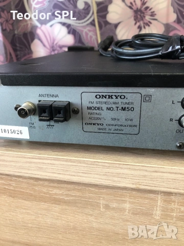Onkyo fm tuner radio, снимка 9 - Аудиосистеми - 54485008
