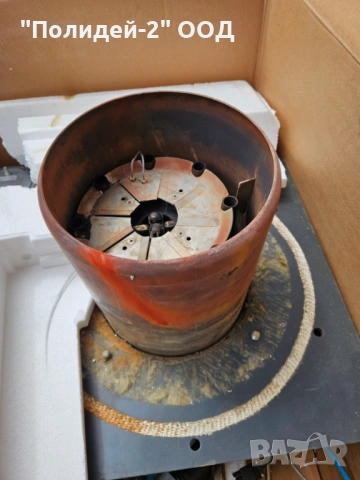 Стоманен водогреен котел Hoval + Комбинирана немска горелка Giersch, снимка 11 - Други машини и части - 54036537