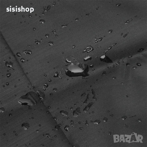 Универсално защитно покривало за градински столове, 120x65x65x80 см, водоустойчиво, черно 4835, снимка 6 - Градински мебели, декорация  - 53993125