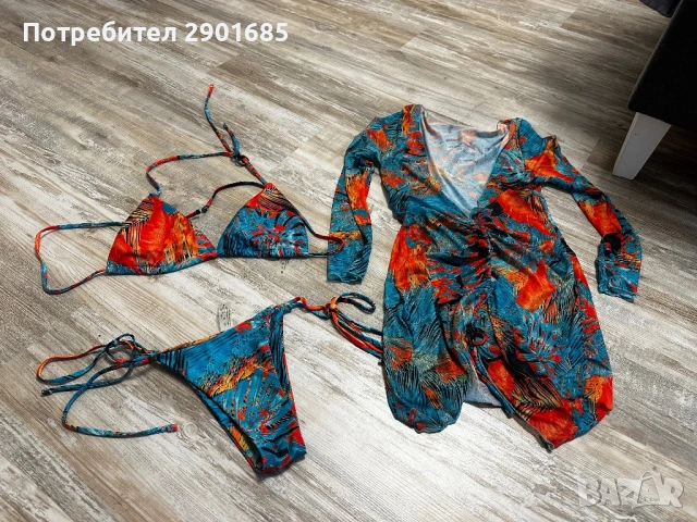 Бански от три части , снимка 2 - Бански костюми - 54571161