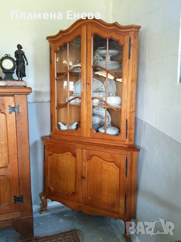 Ъглова витрина в стил Louis XV., снимка 12 - Бюфети - 55649232