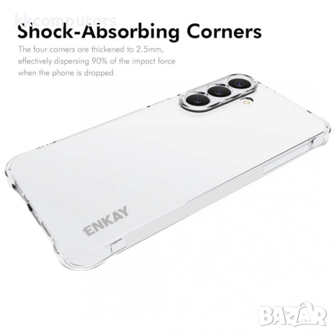 HAT PRINCE Samsung Galaxy S26 FE Калъф - TPU, Анти-хлъзгащ, Прозрачен, снимка 2 - Резервни части за телефони - 55036217