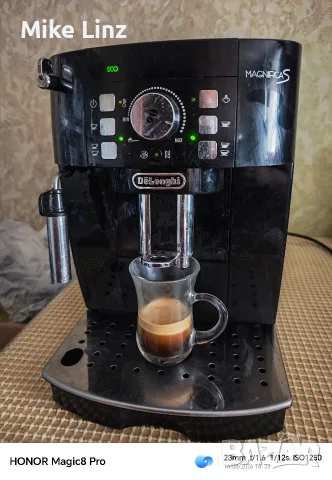 Delonghi ECAM 21.116.B Magnifica S , снимка 4 - Кафемашини - 55679867