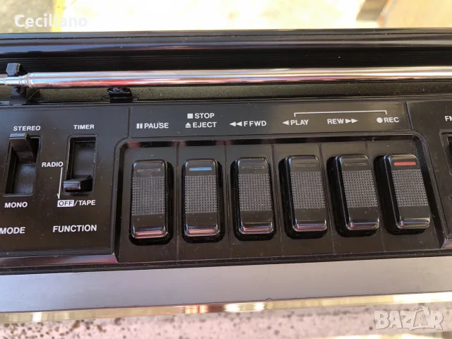 радиокасетофон SANYO M-9922K (Japan), снимка 6 - Радиокасетофони, транзистори - 55416357